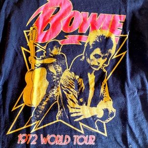 1972 vintage david Bowie shirt